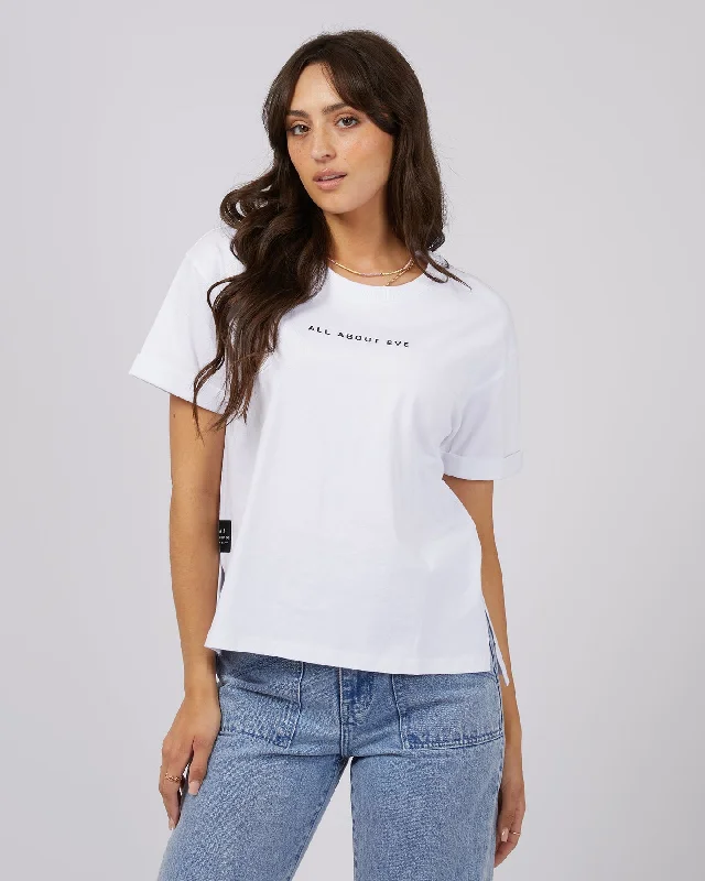 All About Eve AAE Washed Tee White