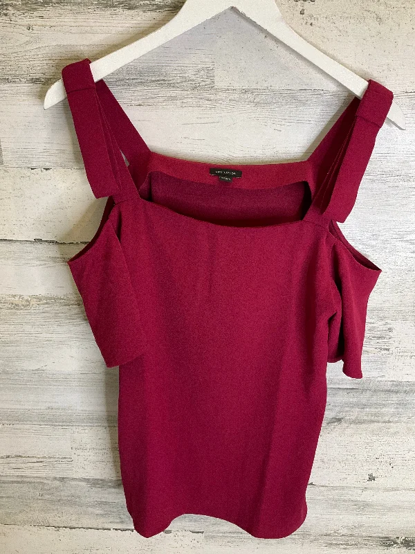 Red Blouse Sleeveless Ann Taylor, Size S