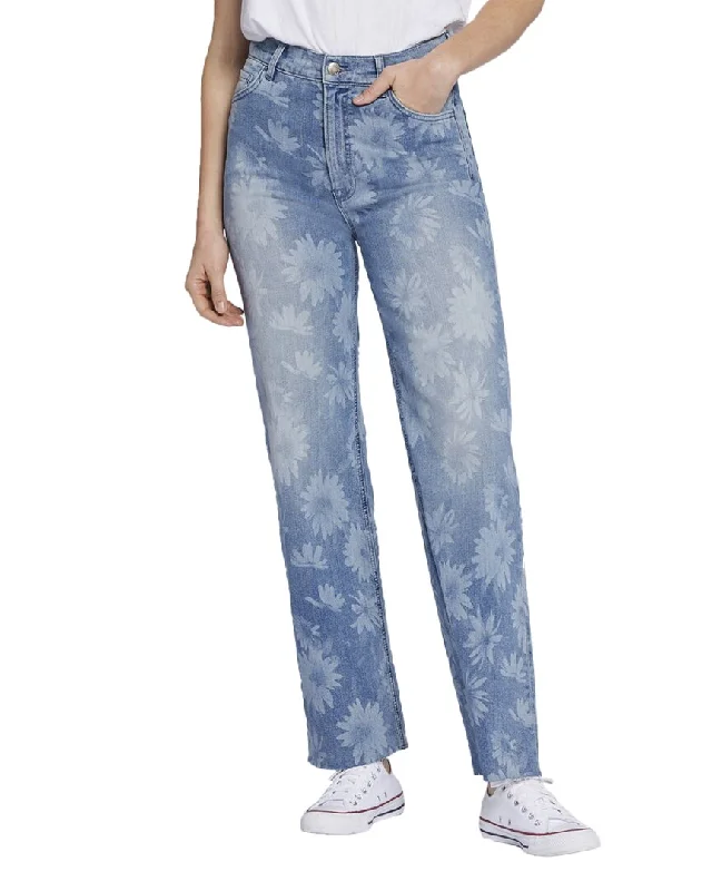 Current/Elliott The Navigator Wild Flower Wide Leg Jean