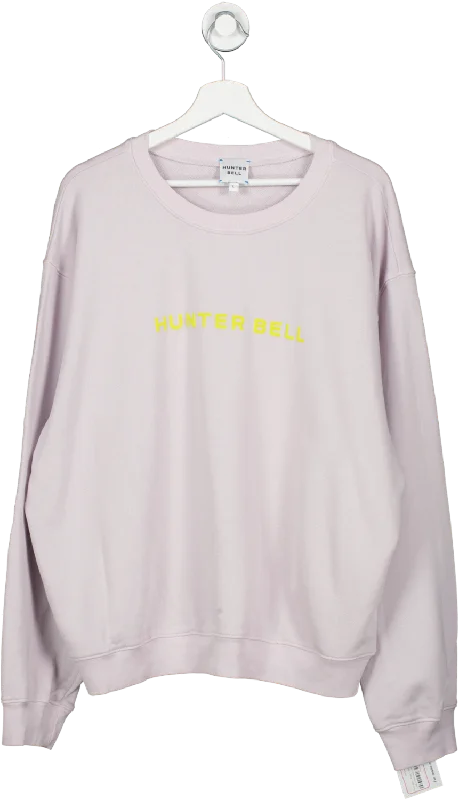 Hunter Bell Purple Lilac Sweatshirt UK L