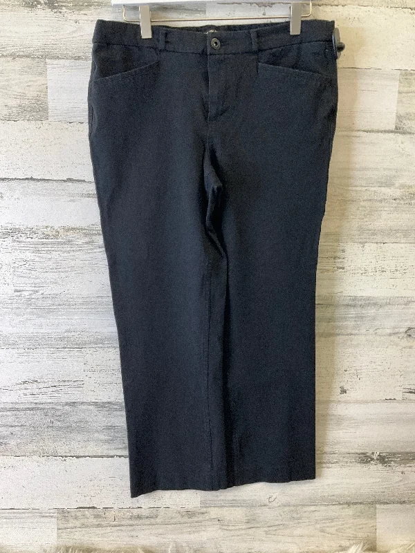 Jeans Straight By Banana Republic In Black, Size: 10