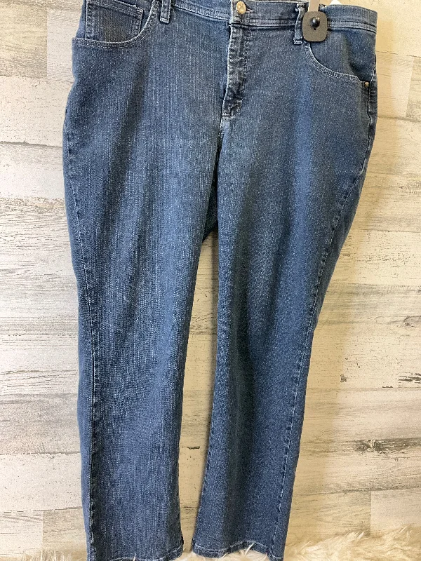 Jeans Straight By Lee In Blue, Size: 16l