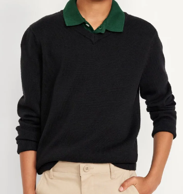 Boys Black Sweater