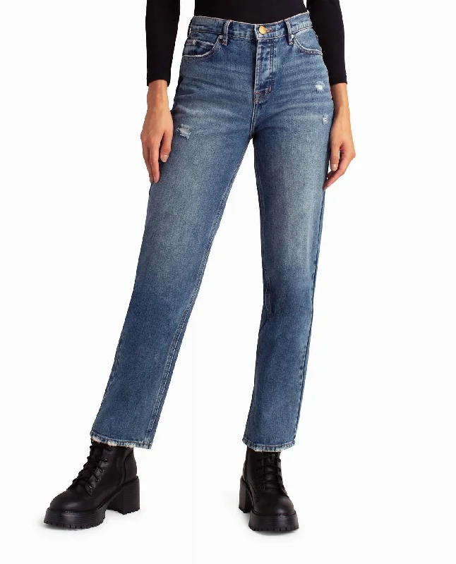 Redhook High Rise 90's Loose Fit Jean In Dark Blue