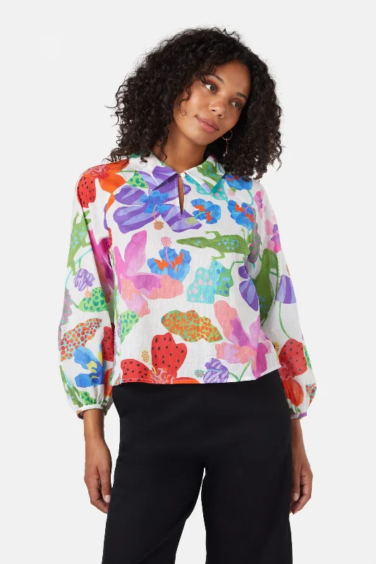 Trippy Flowers Blouse