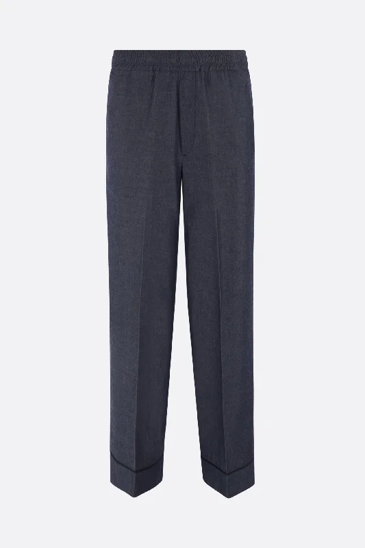 chambray pijama pants