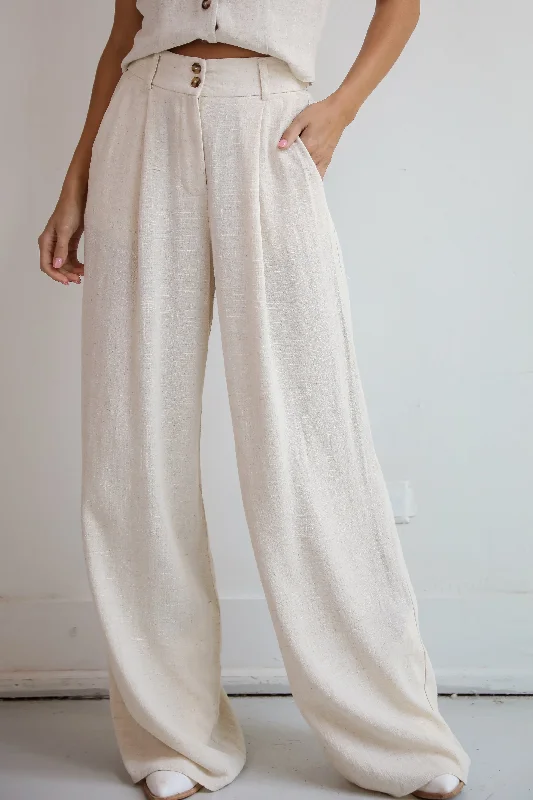 Sophisticated Era Linen Pants