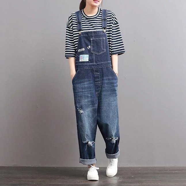 Summer Casual Cotton Pants Oversize Women Jeans