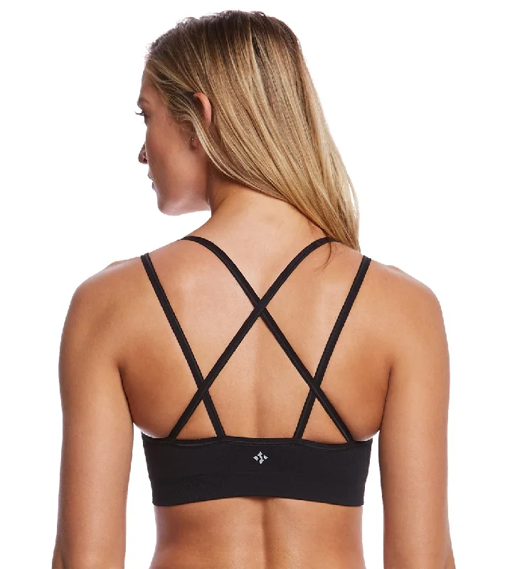 NUX Levitate Seamless Yoga Sports Bra Black