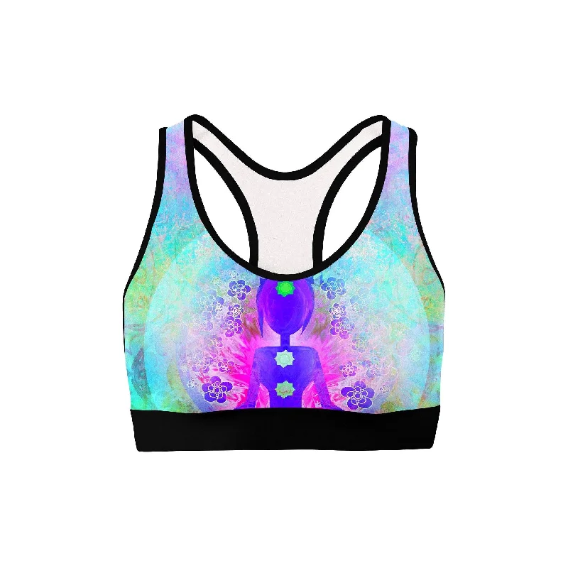 Pastel Chakra Sports Bra