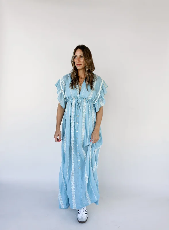 Dalia Embroidered Maxi Dress