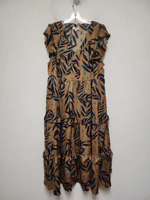 Dress Casual Maxi By Entro In Multi-colored, Size: 1x