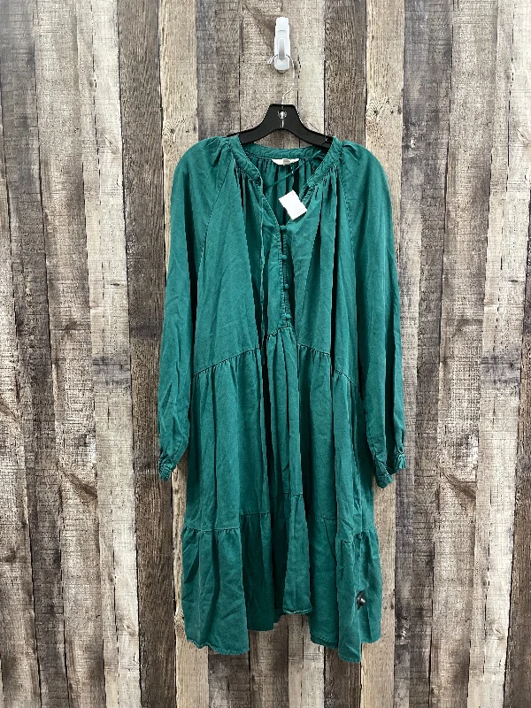 Dress Casual Maxi By Terra & Sky In Green, Size: 2x