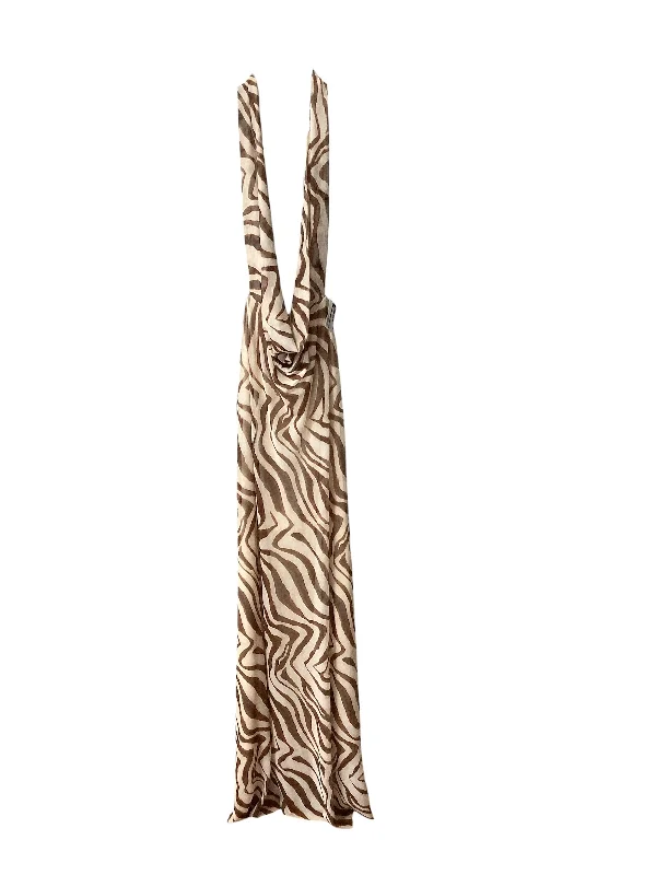 Dress Casual Maxi By Zara In Animal Print, Size: M