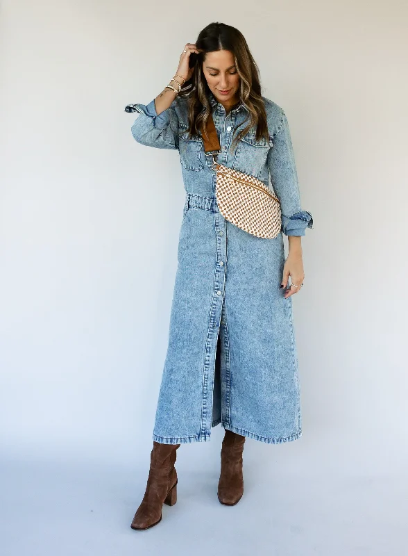 Jules Denim Maxi Dress