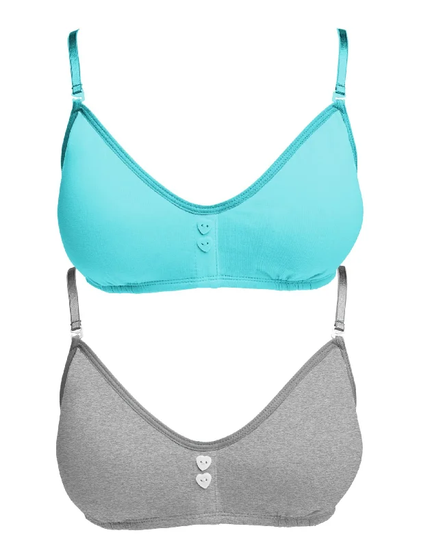 Sweet Aqua/Heather Grey