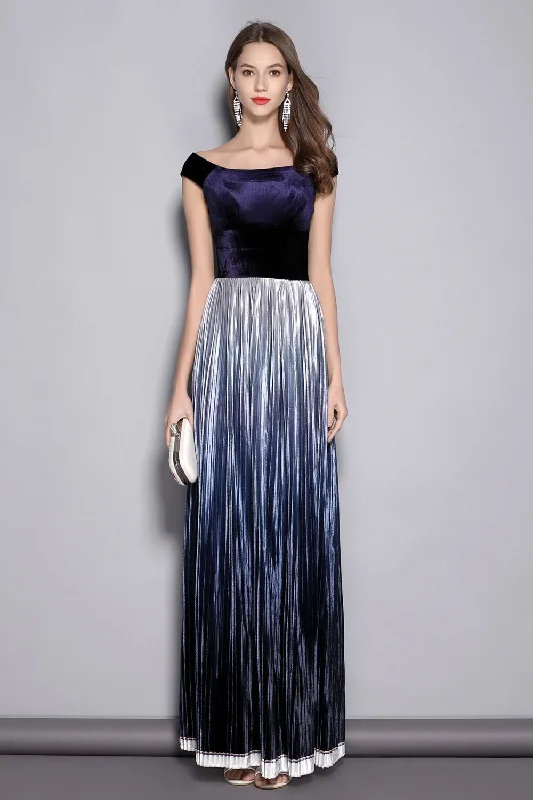 FashionSierra - Party Prom Piping Elegant Long Runway Dresses